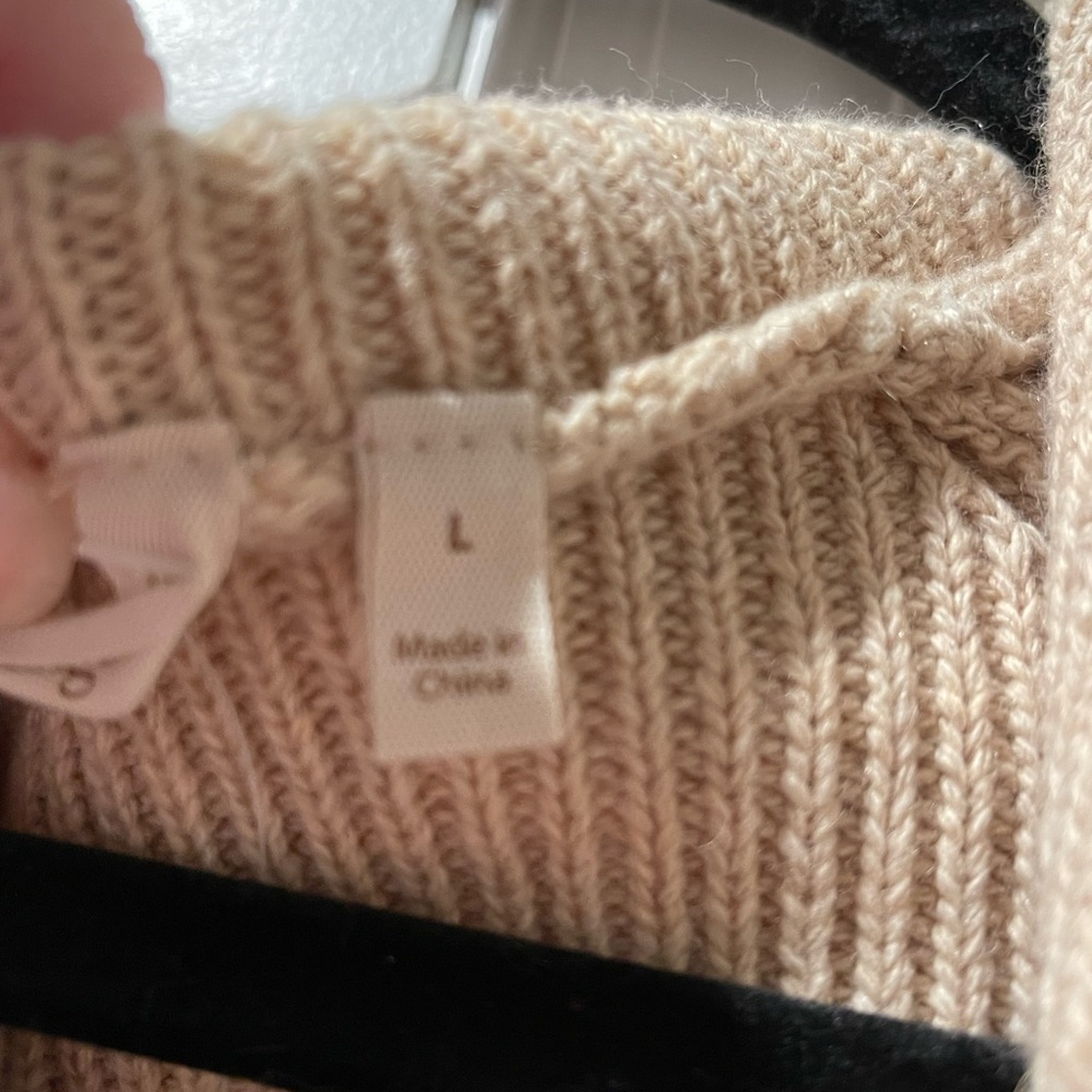 Soft Surroundings Cream Knit Cardigan - Picture 5 of 6